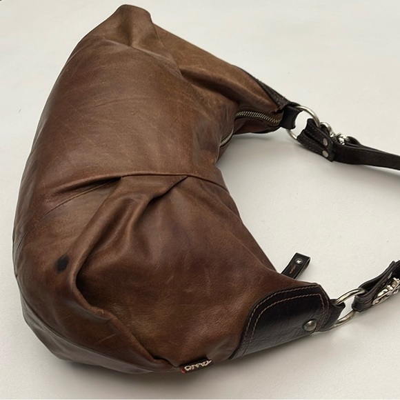 Tano Brown Leather Hobo - Picture 10 of 16